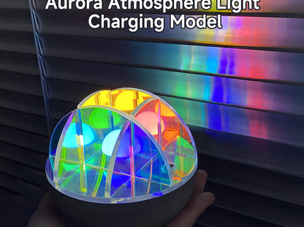 3W LED Acrylic Crystal Ball Night Light with Adjustable Colors - USB Powered