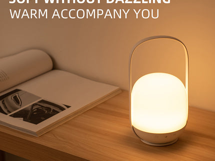 Portable LED Night Light with 16 Colors, 4 Dimming Modes, and Remote Control