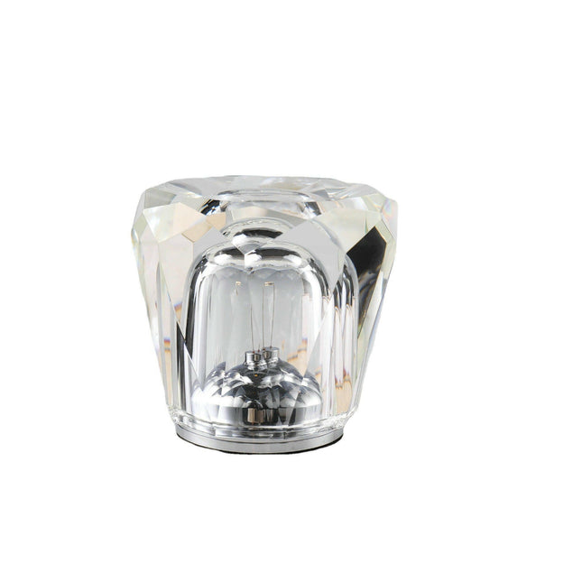Crystal LED Table Lamp with Starburst Effect Rechargeable Portable Design Type B 90mm H 85mm W.