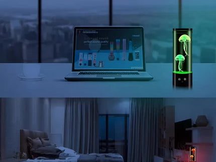 LED Jellyfish Lamp Creative Night Light for Bedroom and Children's Room.
