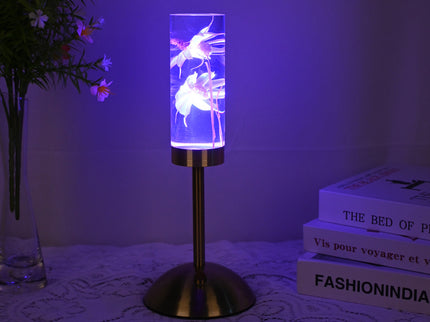 Daisy Eternal Flower Acrylic Table Lamp - Color-Changing LED, USB Rechargeable, Touch Control
