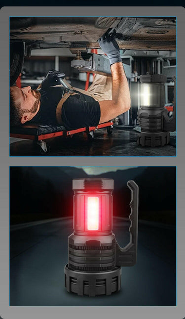 White LED Searchlight Rechargeable Handheld Spotlight 500m Range Long Lasting.