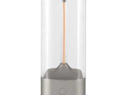 Silver Portable Magnetic Table Lamp with Bendable LED - USB-C Rechargeable