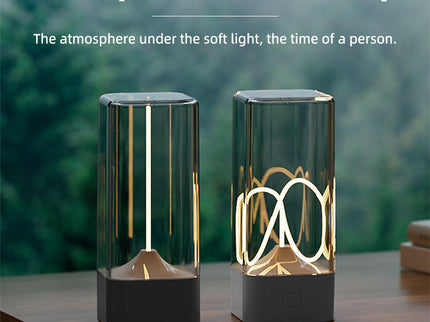 White Portable Magnetic Table Lamp with Bendable LED - USB-C Rechargeable