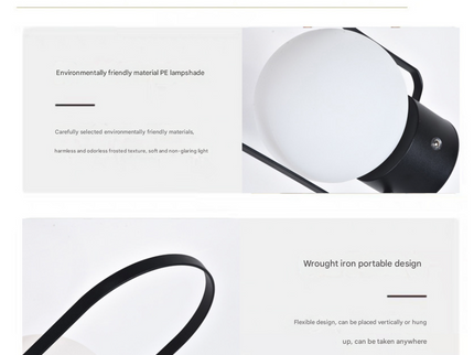 Gold Portable Rechargeable LED Lantern Lamp Touch Control 3-Color Dimmable Desk Light.
