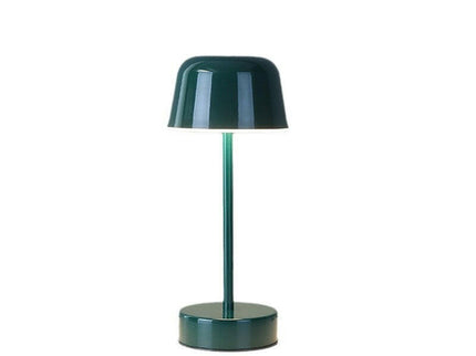 Red Modern Minimalist LED Table Lamp Rechargeable Touch Control Desk Light.