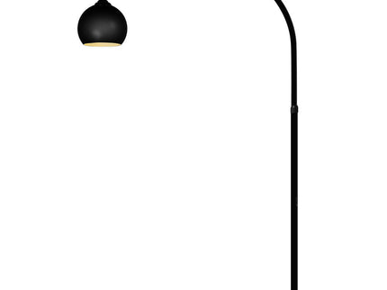 Black Reading Floor Lamp for Stylish Illumination with Adjustable Head.