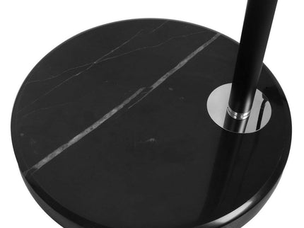 Black Reading Floor Lamp for Stylish Illumination with Adjustable Head.