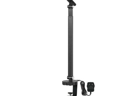 Emitto Double Head LED Desk Lamp Dimmable With Clamp for Workspace.