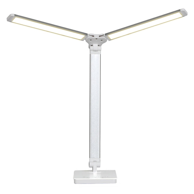 Emitto Double Head Desk Lamp LED Light Eye Caring USB-1910149778541514753