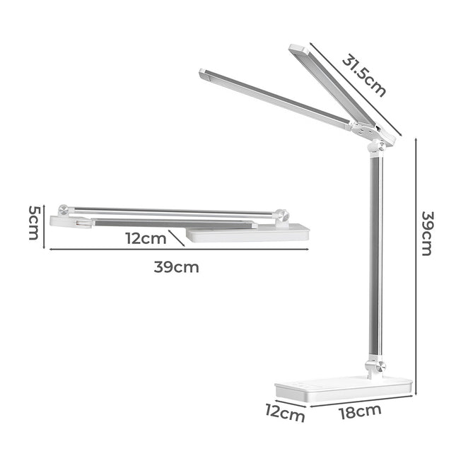 Emitto Double Head Desk Lamp LED Light Eye Caring USB-1910149778541514754