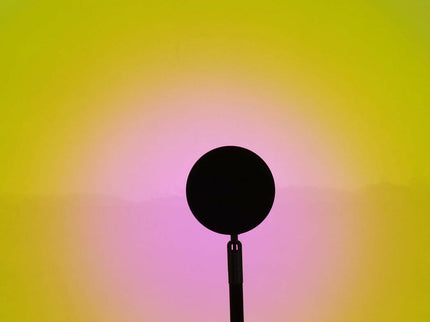 EMITTO Rainbow Sunset Projection Lamp with Rotatable LED Light.