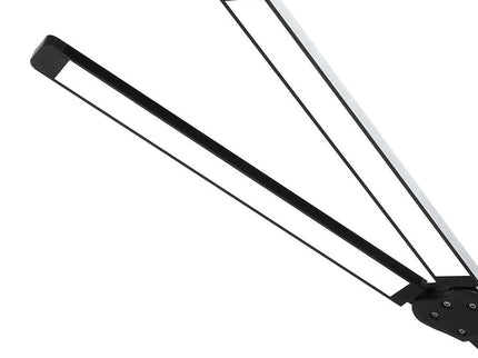 Emitto Double Head LED Desk Lamp Dimmable With Clamp for Workspace.