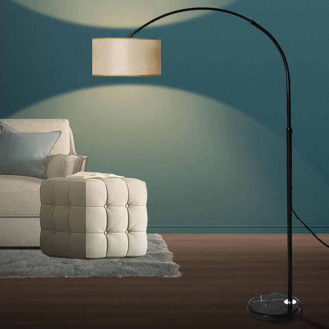 Modern LED Floor Lamp for Stylish Lighting with Elegant Grey Finish.