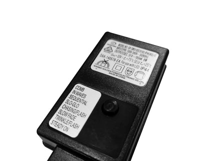 Power adapter for multicolor LED curtain lights with user settings for various lighting modes