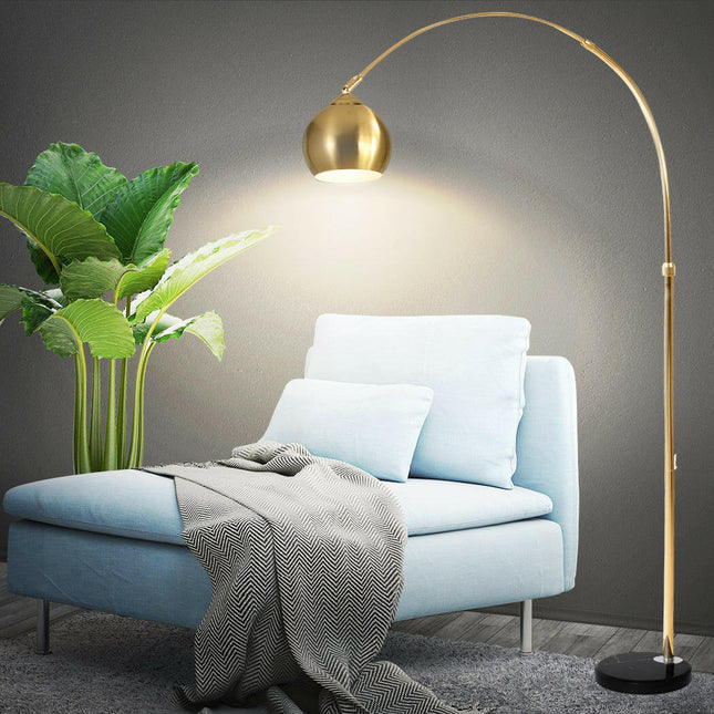 Stylish Indoor LED Lamp for Modern Spaces with Gold Finish.