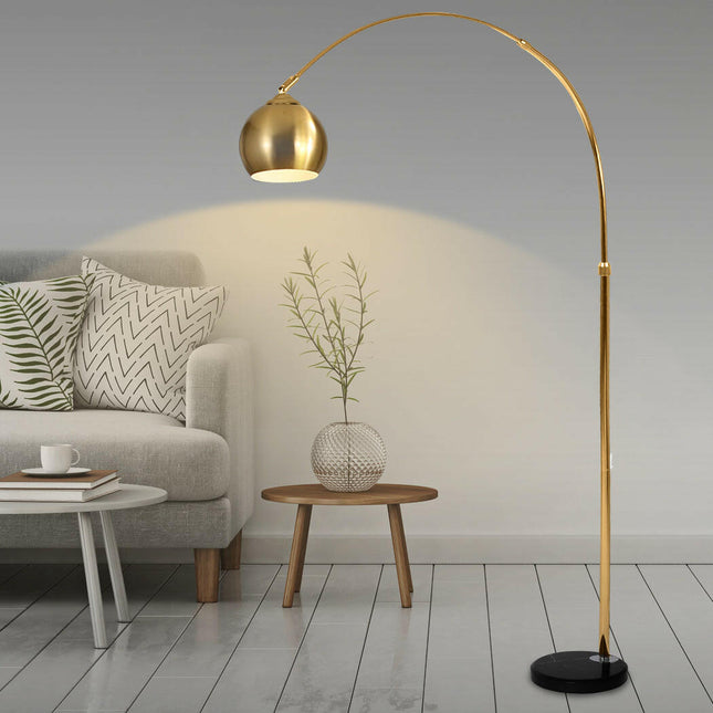 Stylish Indoor LED Lamp for Modern Spaces with Gold Finish.
